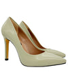 LUCIA - Klassische Stiletto Pumps in pistazie matt