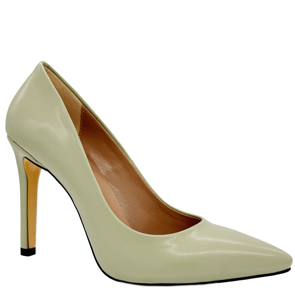 LUCIA - Klassische Stiletto Pumps in pistazie matt