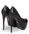 ARIA - Plateau Pumps schwarz matt