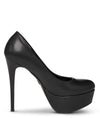 ARIA - Plateau Pumps schwarz matt